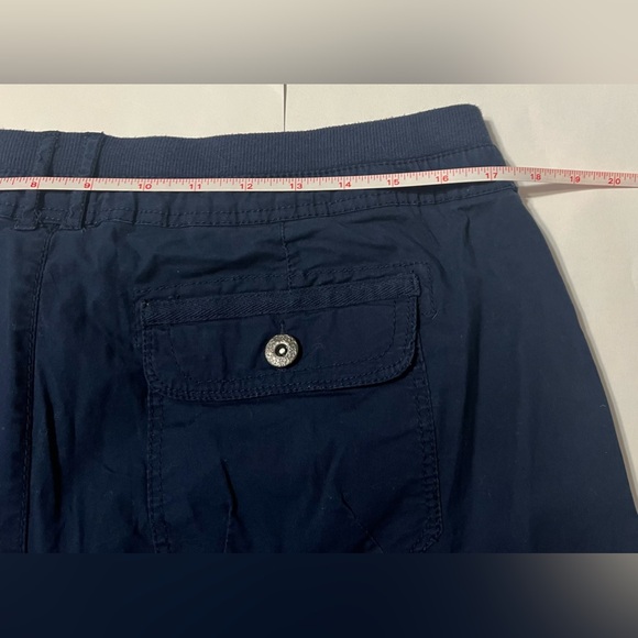 Roz & Ali Women’s Navy Capri Pants Size 14 - Picture 9 of 14